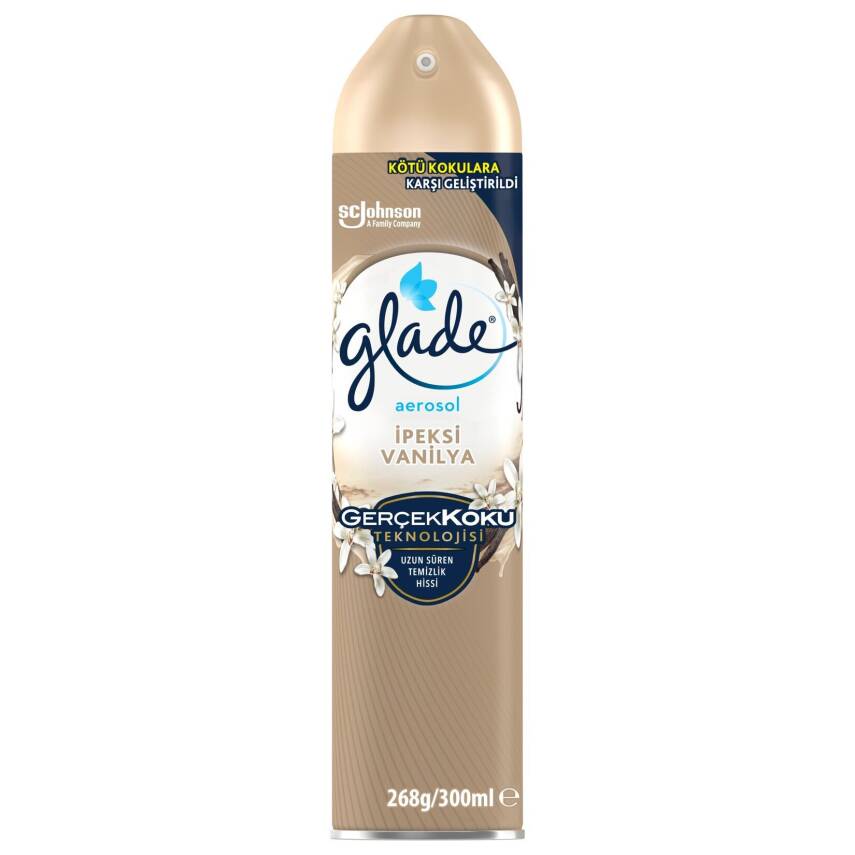 Glade Aerosol Oda Kokusu İpeksi Vanilya 300ml - 1