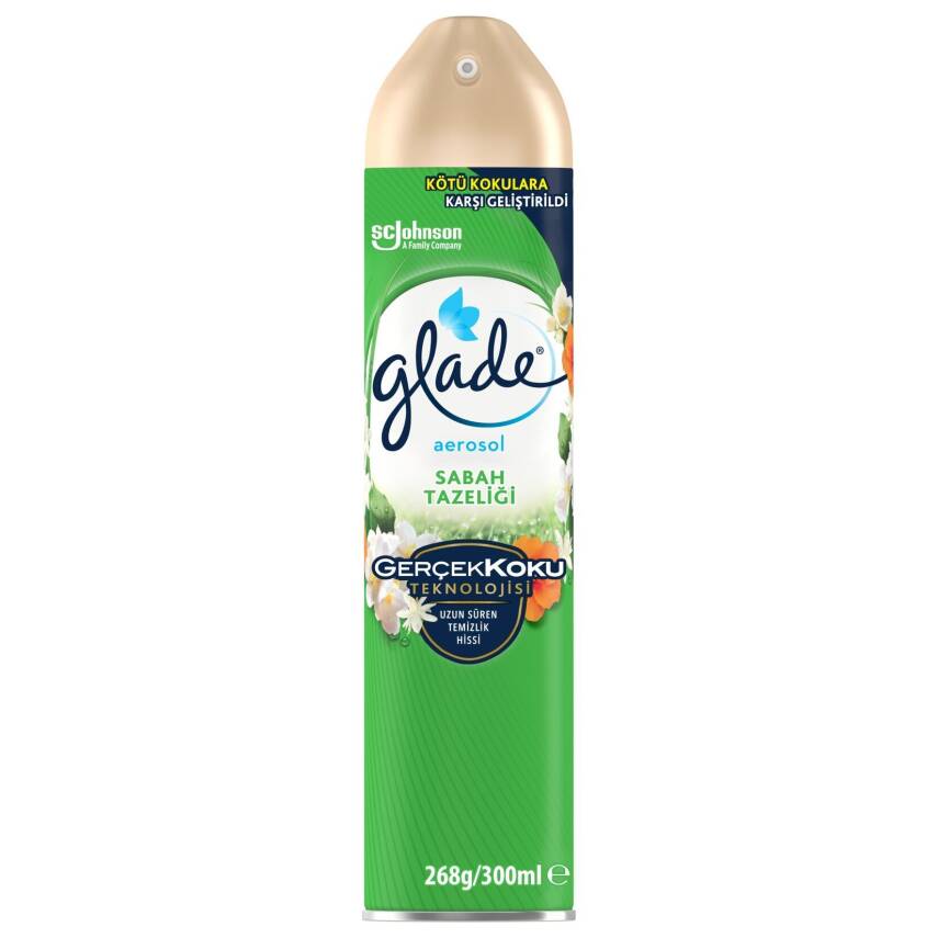Glade Aerosol Oda Kokusu Sabah Tazeliği 300ml - 1
