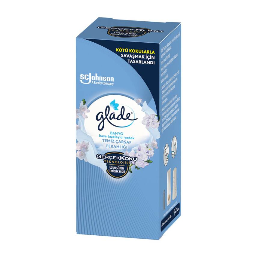 Glade Banyo HavaTazeleyici Yedek Temiz Çarşaf Ferahlığı 10ml - 1