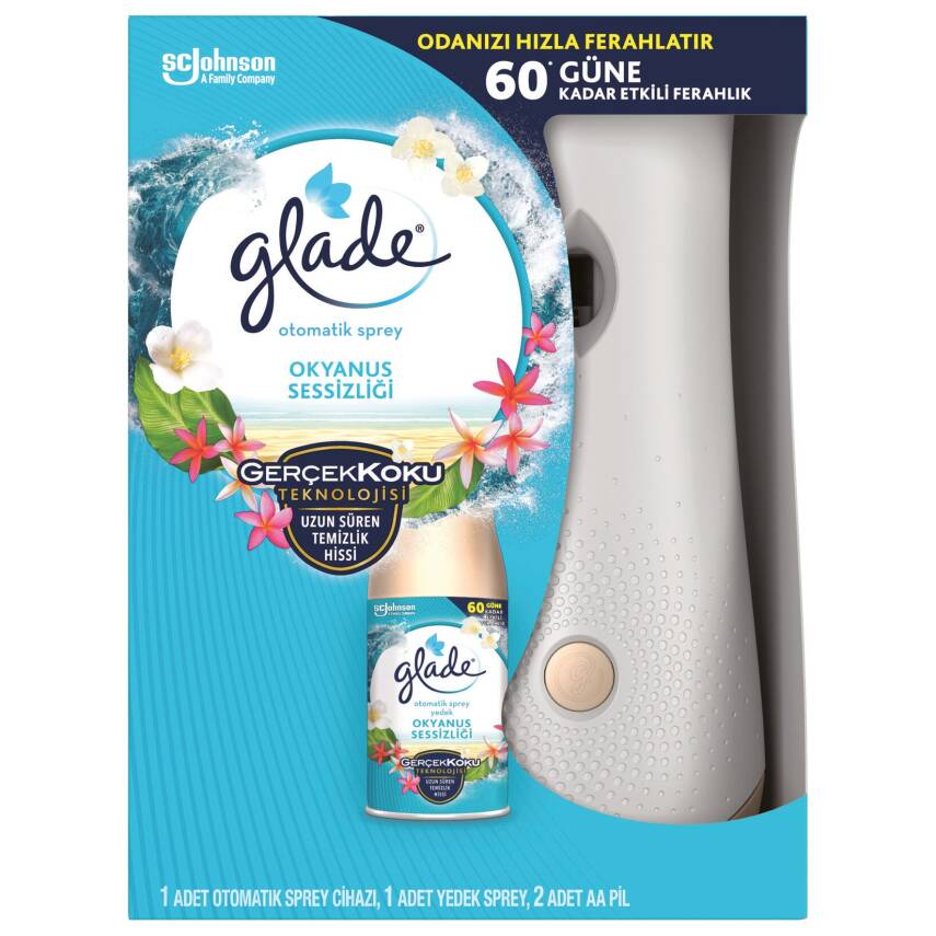 Glade Otomatik Sprey Kit Okyanus Sessizliği 269ml - 1