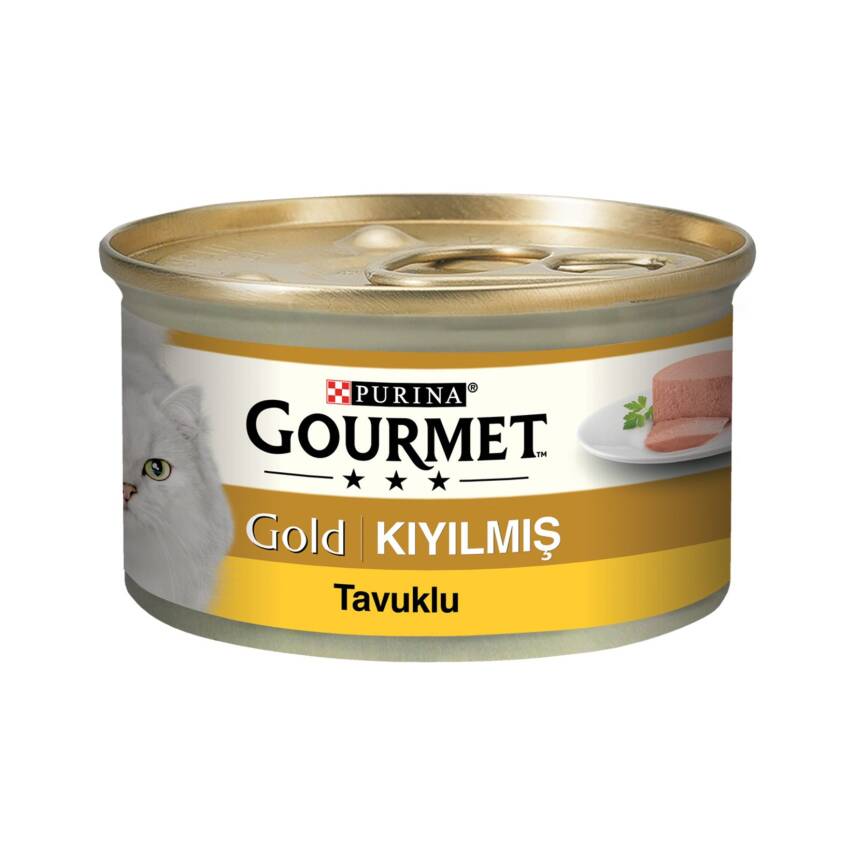 Gourmet Gold Kıyılmış Tavuklu Yaş Kedi Maması 85 G - 1