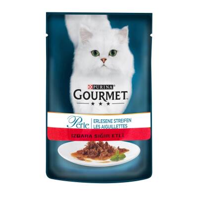 Gourmet Perle Izgara Sığır Etli Yaş Kedi Maması 85 G - Gourmet