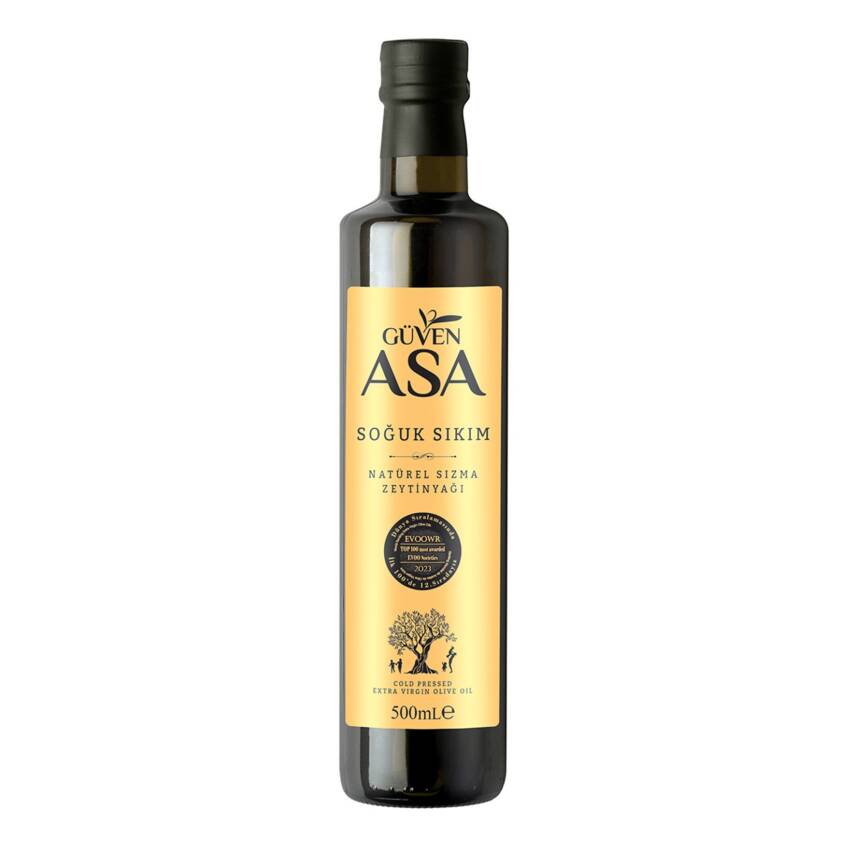 Güven Asa Soğuk Sıkım Natürel Sızma Zeytinyağı 500 Ml - 1