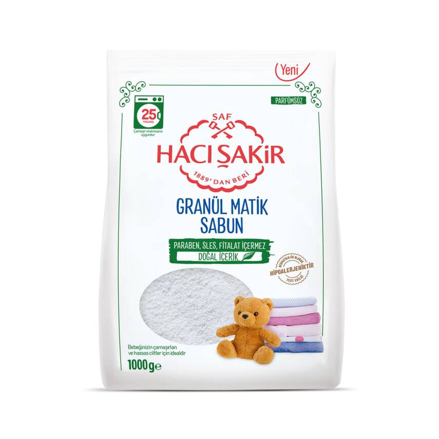 Hacı Şakir Granül Matik Lavanta 1000 G - 1