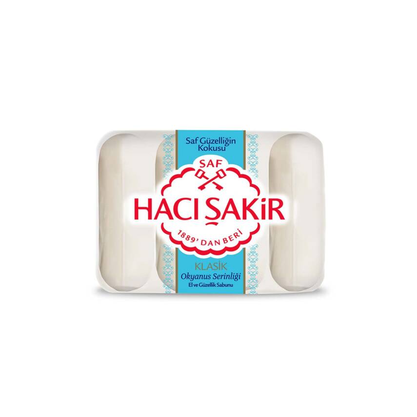 Hacı Şakir Klasik Okyanus Serinliği Güzellik Sabunu 4X70 G - 1