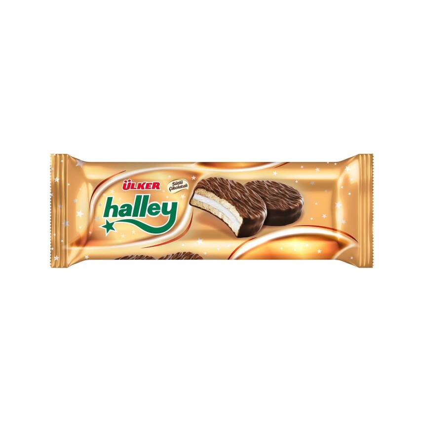 Halley Çikolata Kaplamalı Sandviç Bisküvi 240 G - 1