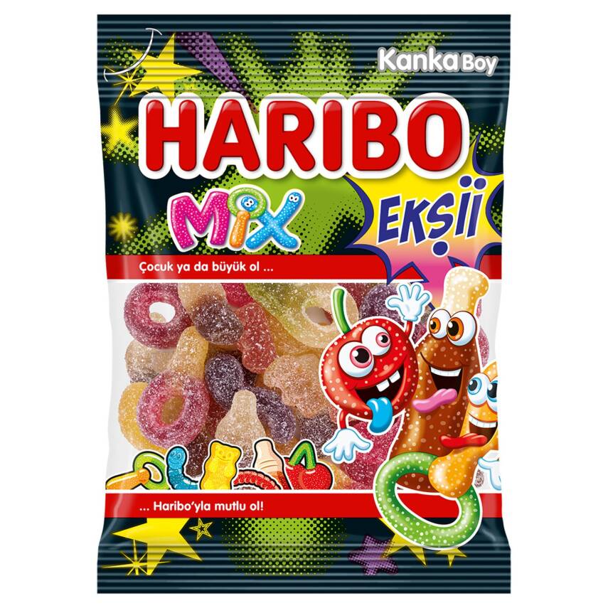 Haribo Fizz Mix Karışık Yumuşak Şekerleme 70 G - 1