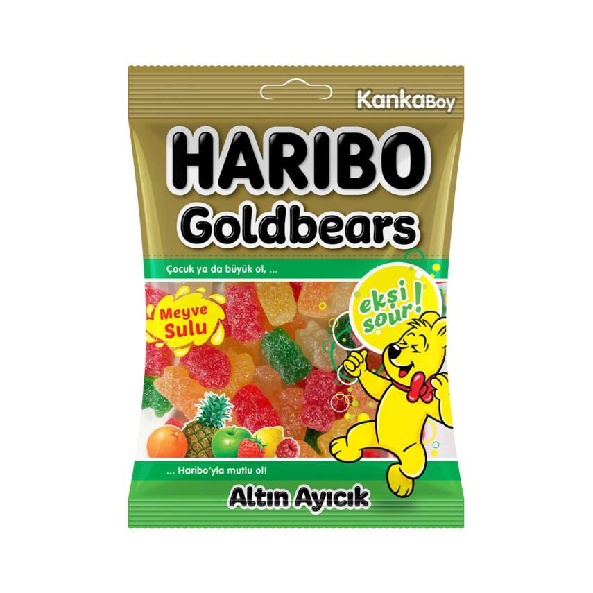 Haribo Sour Goldbears Meyve Sulu Şekerleme 70 G - 1