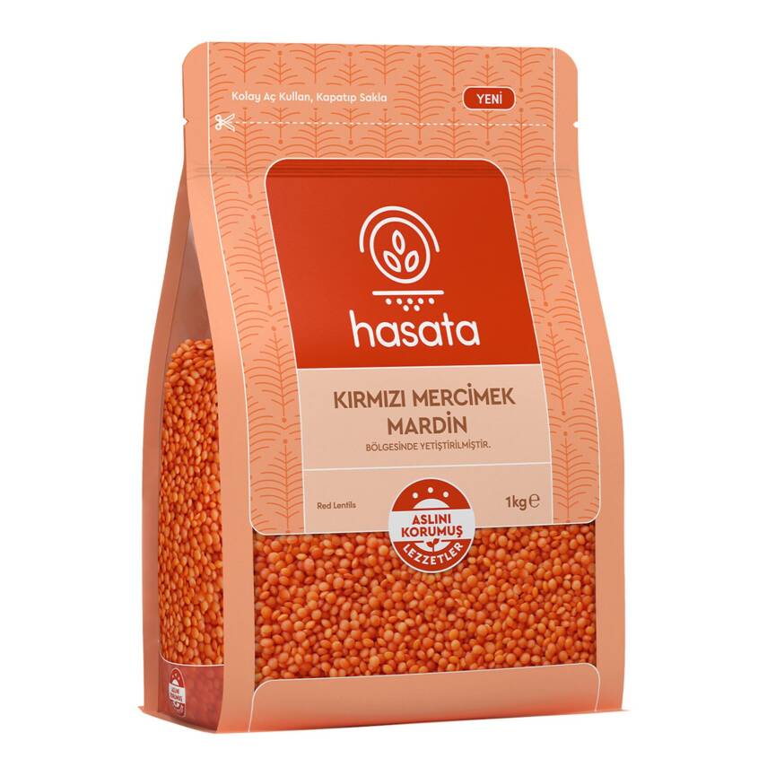 Hasata Mardin Kırmızı Mercimek 1 Kg - 1