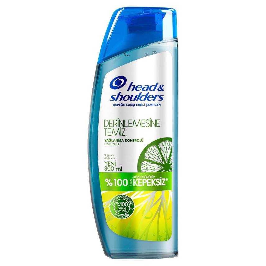 Head & Shoulders Derinlemesine Temiz Şampuan Yağlanma Kontrolü 300 Ml - 1