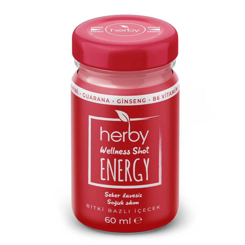 Herby Energy Shot Bitki Bazlı İçeçek 60 Ml - 1