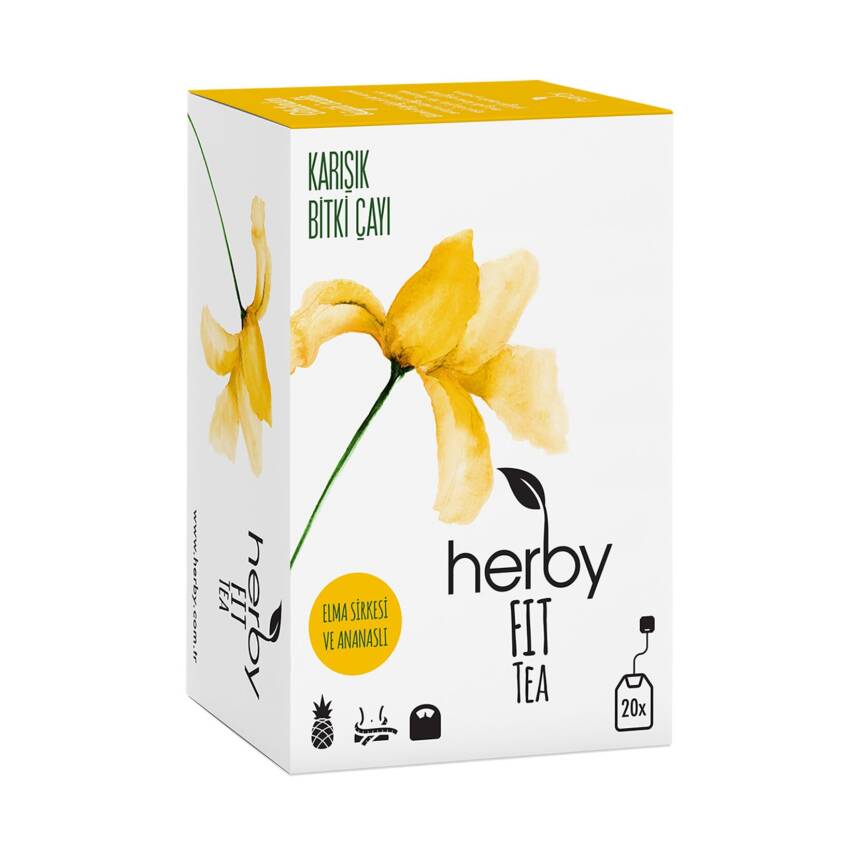 Herby Fit Tea Elma Sirkeli Ananaslı 20'li 30 G - 1