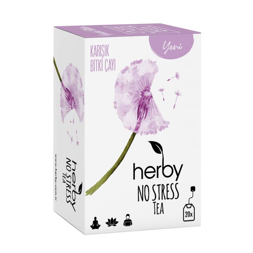 Herby No Stress Tea Karışık Bitki Çayı 20'li 30 G - 1
