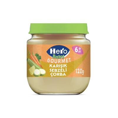 Hero Baby İlikli Kemik Sulu Karışık Sebzeli 120 G - Hero