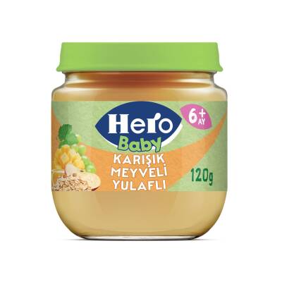 Hero Baby Karışık Meyve Yulaflı 120 G - Hero Baby