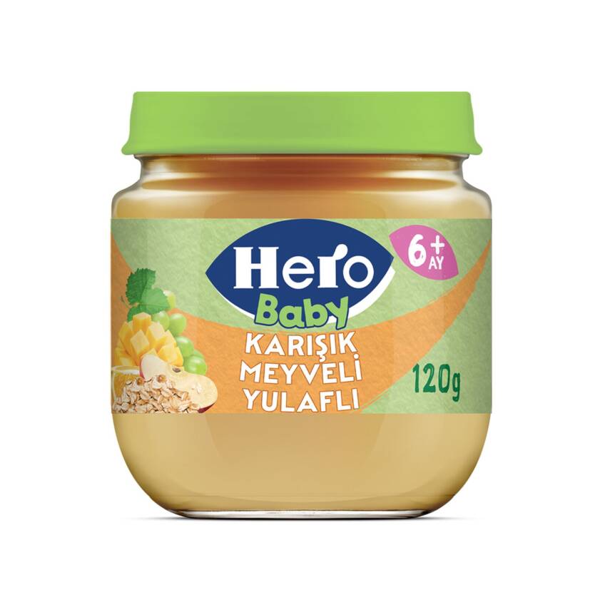 Hero Baby Karışık Meyve Yulaflı 120 G - 1