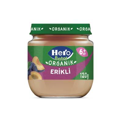 Hero Baby Organik Erik Püreli Kavanoz Mama 120 G - Hero Baby
