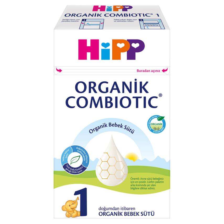 Hipp 1 Organik Combiotic Bebek Sütü 600 G - 1