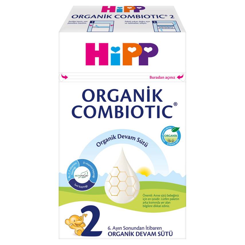 Hipp 2 Organik Combiotic Devam Sütü 600 G - 1