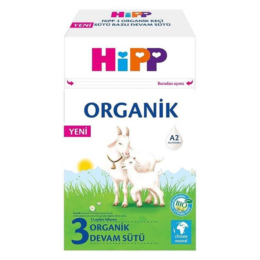 Hipp 3 Organik Keçi Sütü Bazlı Devam Sütü 400 G - 1