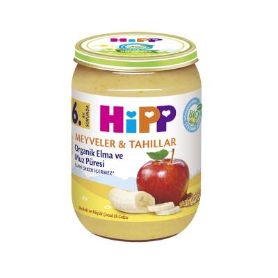 Hipp Organik Elma ve Muz Püresi 190 G - Hipp