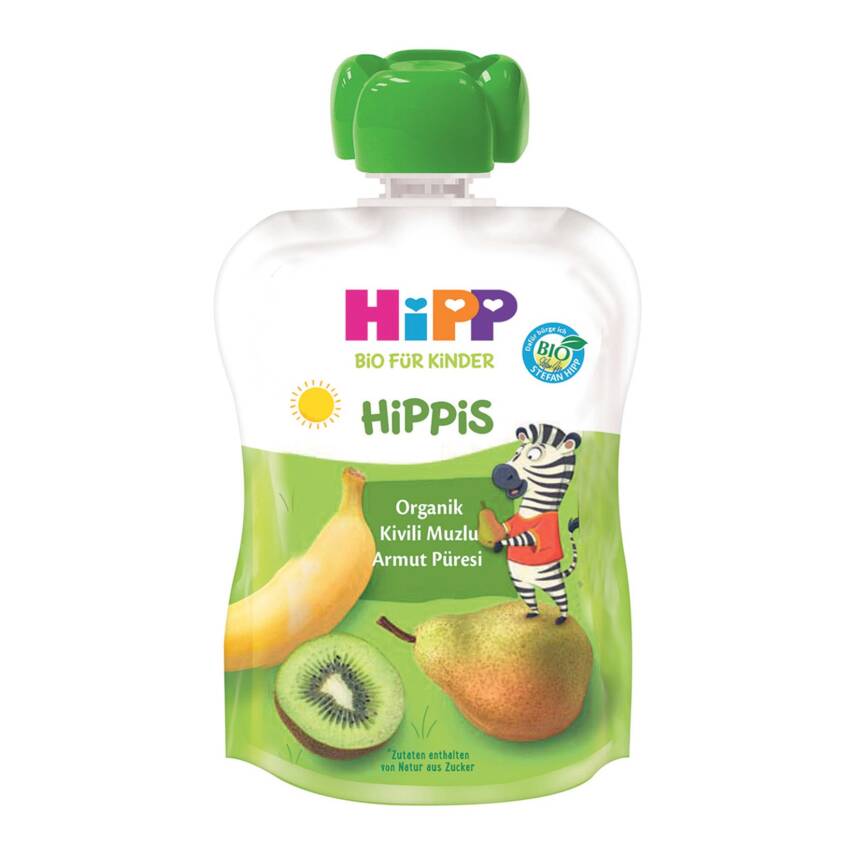 Hipp Organik Kivili Muzlu Armut Püresi 100 G - 1