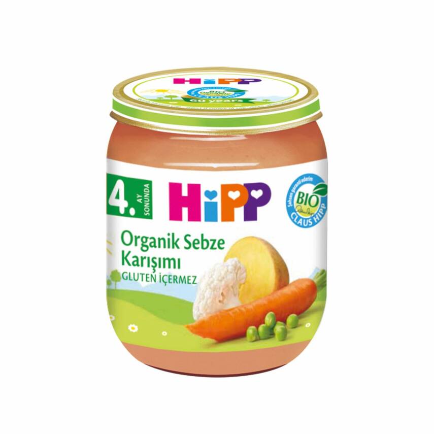 Hipp Organik Sebze Karışımı 125 G - 1