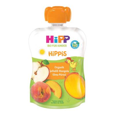 Hipp Organik Şeftalili Mangolu Elma Püresi 100 G - Hipp