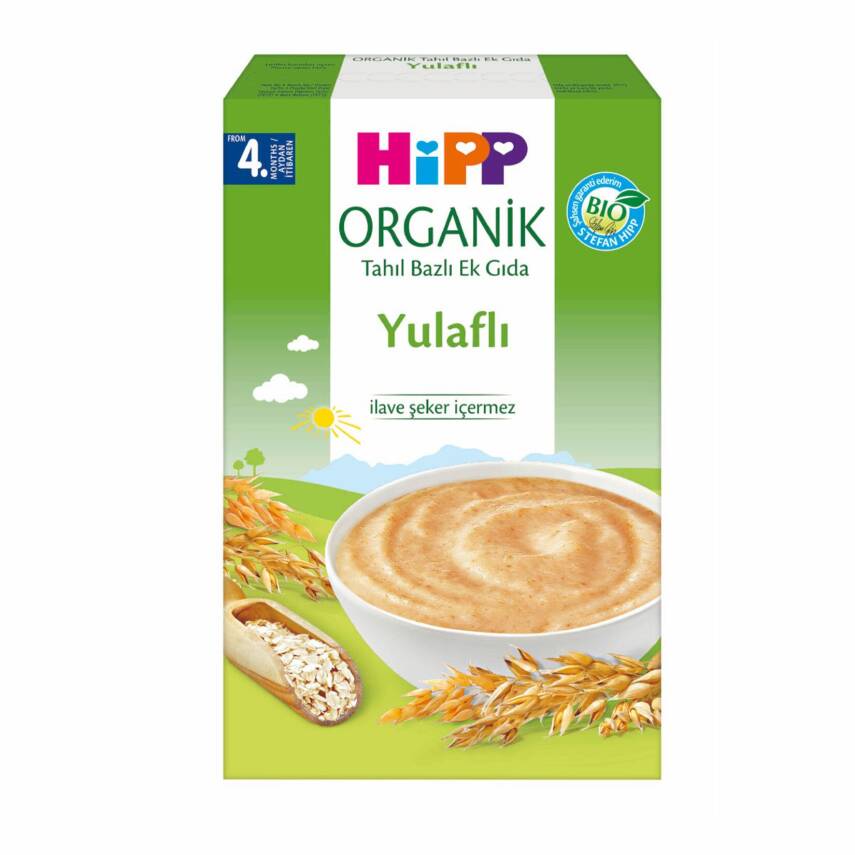 Hipp Organik Yulaflı Tahıl Bazlı Ek Gıda 200 G - 1