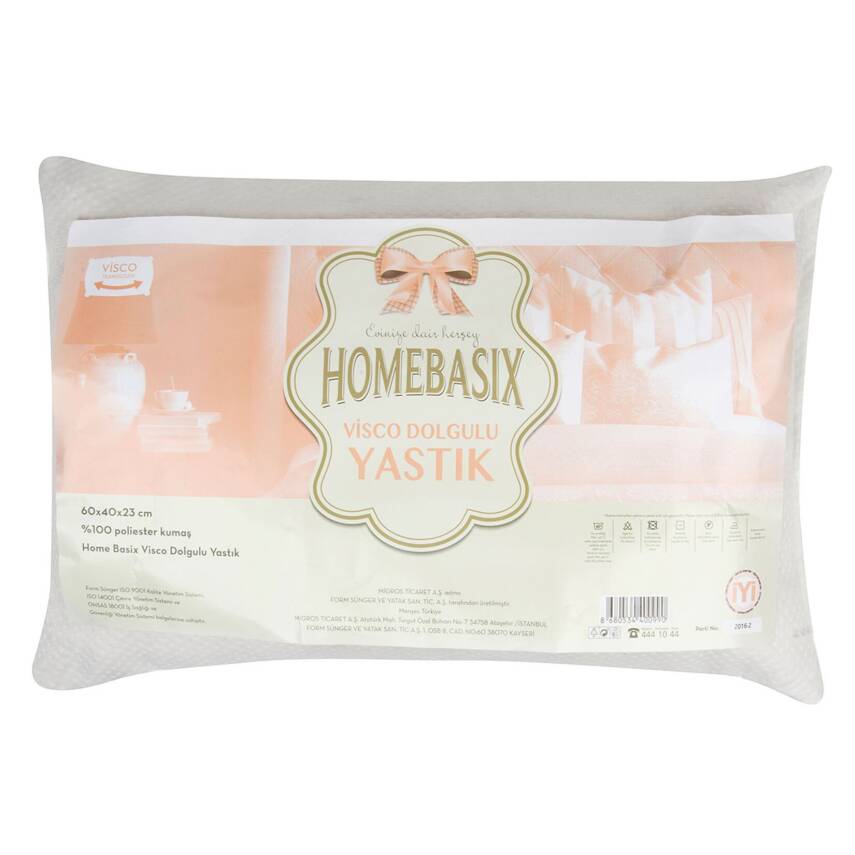 Homebasix Visco Ortopedik Yastık 60X40X23 Cm - 1