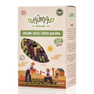 Hüma Organik Sebzeli Burgu Makarna 250 G - Hüma