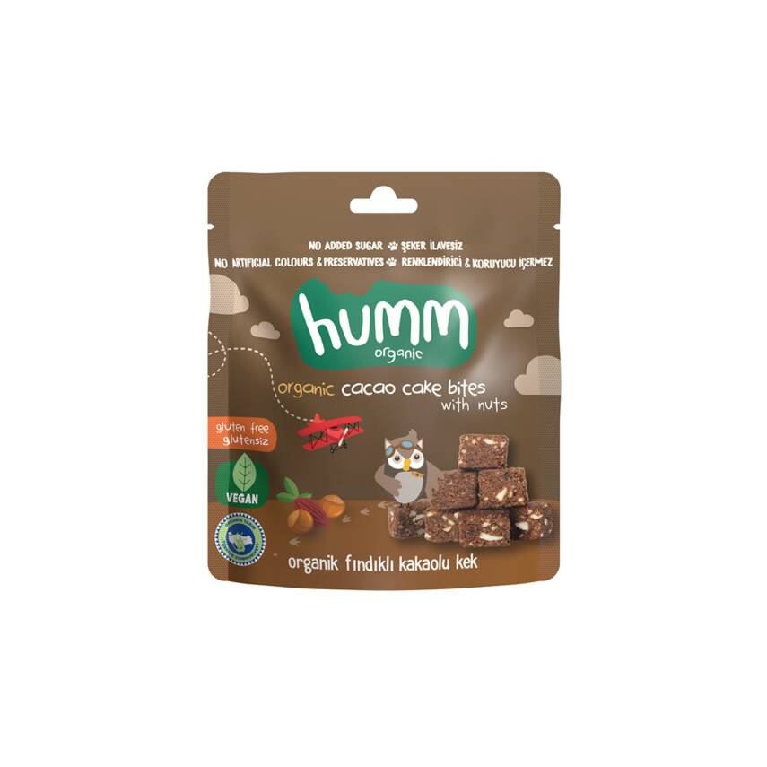 Humm Organic Fındıklı Kakaolu Kek 30 G - 1