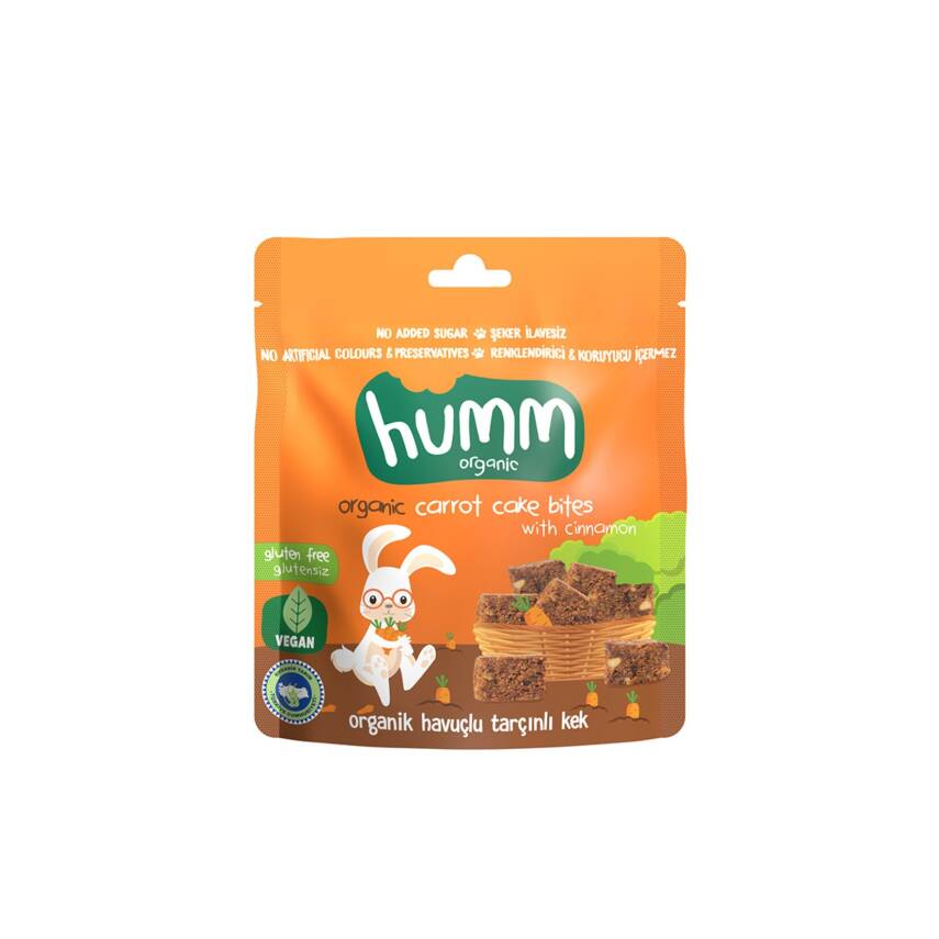 Humm Organic Havuçlu Tarçınlı Kek 30 G - 1