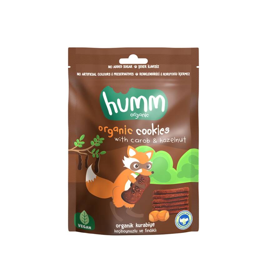 Humm Organic Keçiboynuzlu Vegan Kurabiye 55 G - 1