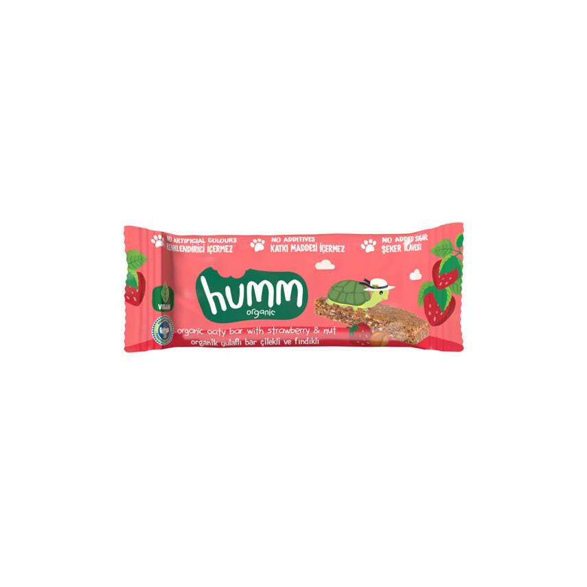 Humm Organic Organik Çilekli Bar 27 G - 1