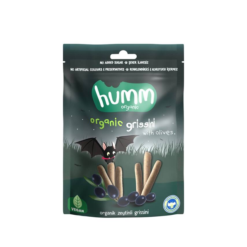 Humm Organic Organik Grissini Zeytinli 55 G - 1
