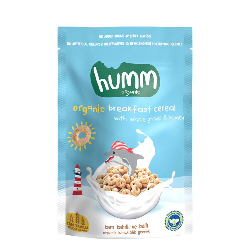 Humm Organic Tam Tahıllı Ballı Kahvaltılık Gevrek 80 Gr - 1