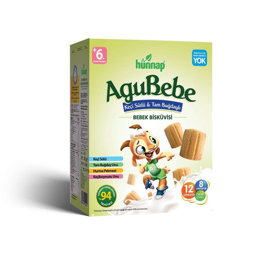 Hünnap Keçi Sütlü Bebe Bisküvisi 400 G - 1