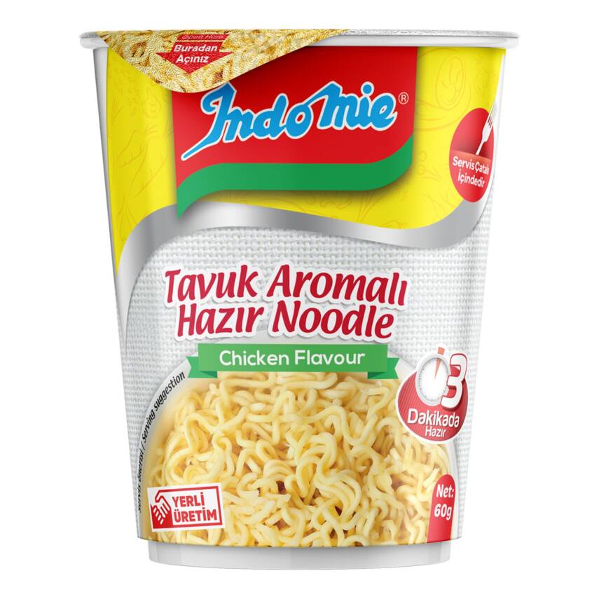 Indomie Tavuk Çeşnili Noodle (Bardak) 60G - 1