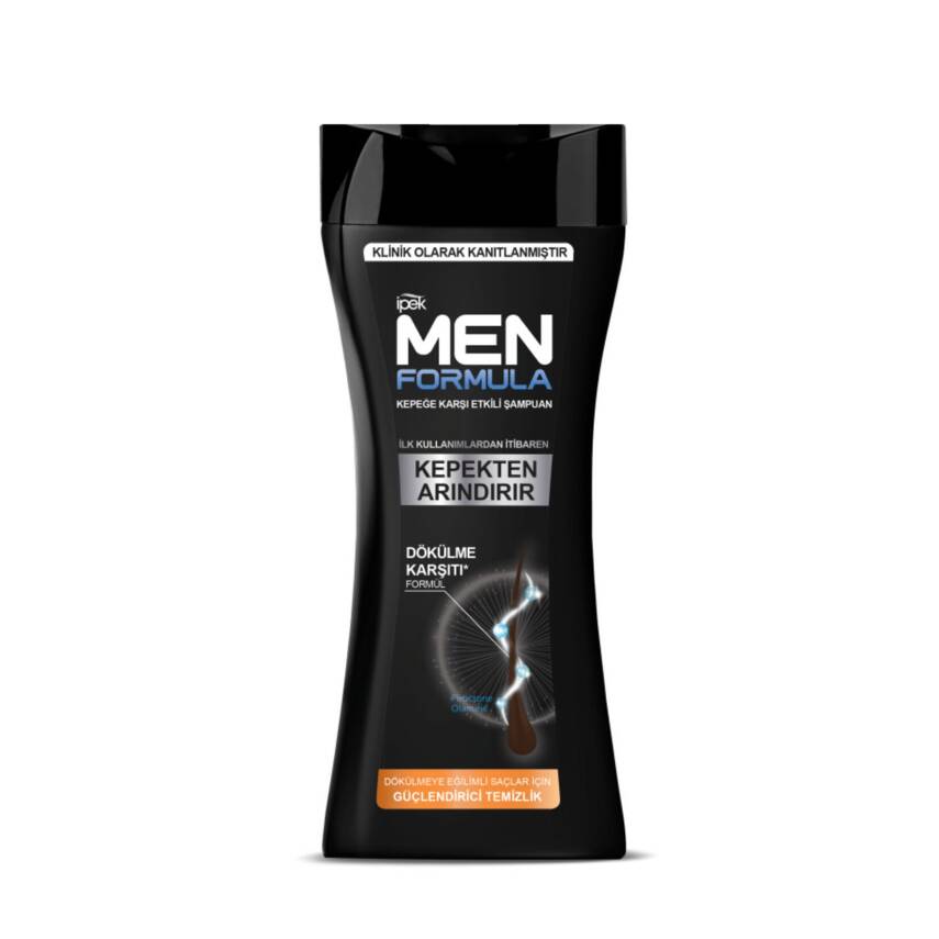 Ipek Men Formula Kepeğe Karşı Etkili Şampuan - Dökülmeye Eğilimli Saçlar 480 ml - 1