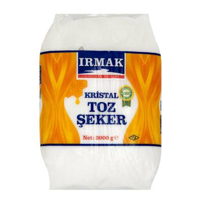 Irmak Kristal Toz Şeker 3 Kg - Irmak
