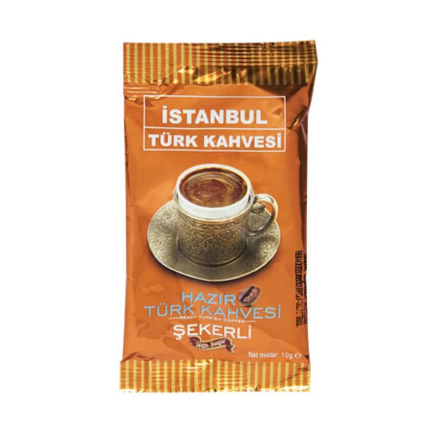 İstanbul Hazır Türk Kahvesi Şekerli 10 G - 1