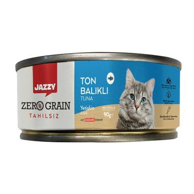 Jazzy Zero Grain Kedi Maması Ton Balıklı 90 G - Jazzy