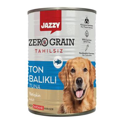 Jazzy Zero Grain Köpek Maması Ton Balıklı 380 G - Jazzy