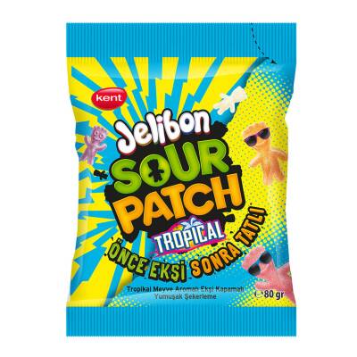 Jelibon Sour Patch Kids Torpical 80 G - Jelibon