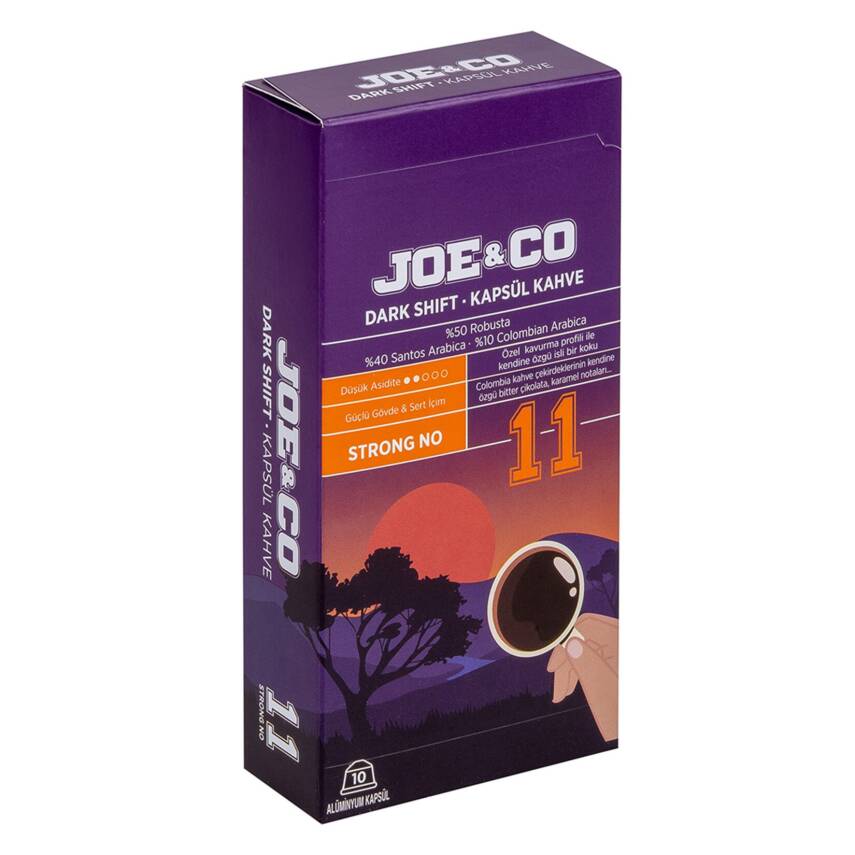 Joe & Co Dark Shift Kapsül Kahve 10'lu 55 G - 1
