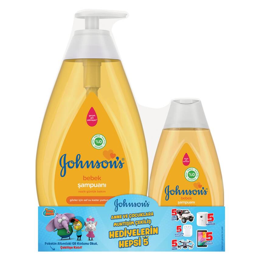 Johnson’s Baby Şampuan 750 Ml + 200 Ml Avantaj Paketi - 1