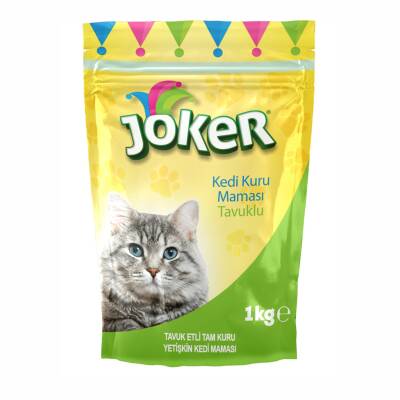 Joker Tavuk Etli Tam Kuru Yetişkin Kedi Maması 1Kg - Joker