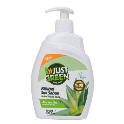 Just Green Organic Aloe Veralı Sıvı Sabun 400 Ml - Just