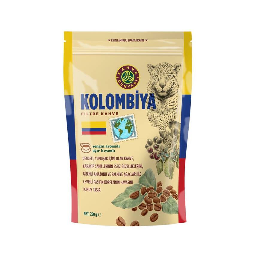 Kahve Dünyası Kolombiya Filtre Kahve 250 G - 1